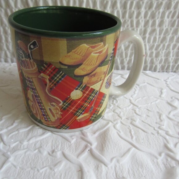 Burton & Burton Golf Theme Coffee Mug Dishwasher Microwave safe Golfer - Picture 11 of 16